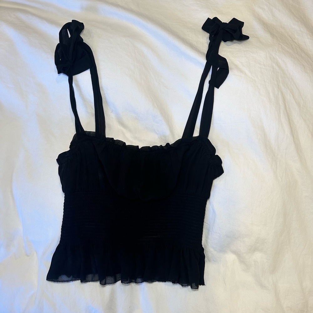 SOLD OFFLINE / Not Available. 
Wilfred Black Tanktop